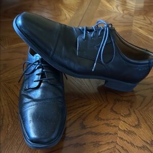 Clark’s Men's Black Leather Dress Shoes